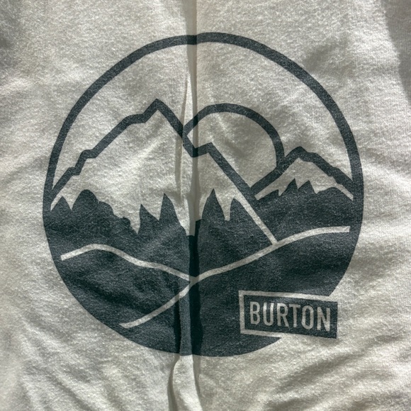 Burton Maroon and Cream Baseball Tee - Picture 3 of 7